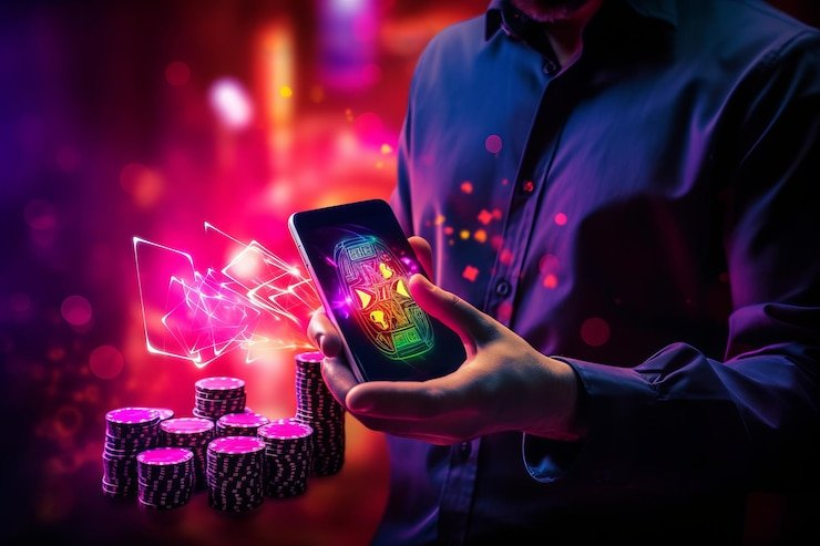 Antarmuka permainan Mega Wheel di aplikasi mobile ecaslot